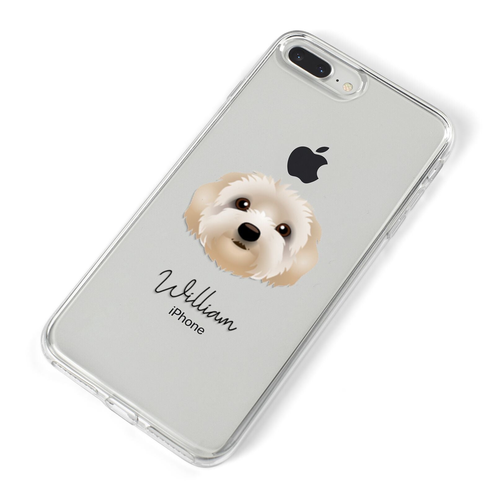 Terri Poo Personalised iPhone 8 Plus Bumper Case on Silver iPhone Alternative Image