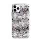 Textured Snakeskin Apple iPhone 11 Pro in Silver with Bumper Case