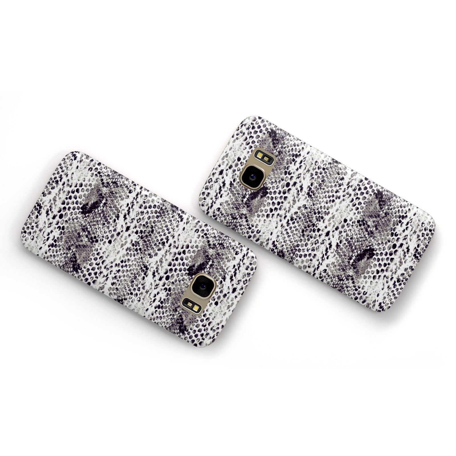 Textured Snakeskin Samsung Galaxy Case Flat Overview