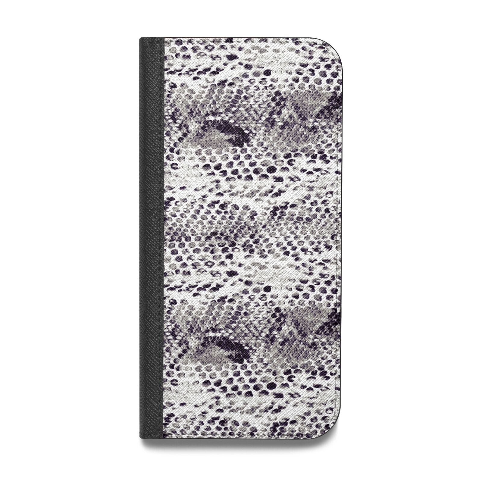 Textured Snakeskin Vegan Leather Flip Samsung Case