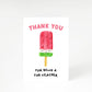 Thank You Fab Teacher A5 Greetings Card