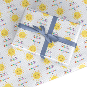 Thank You For Letting Me Shine Bright Wrapping Paper