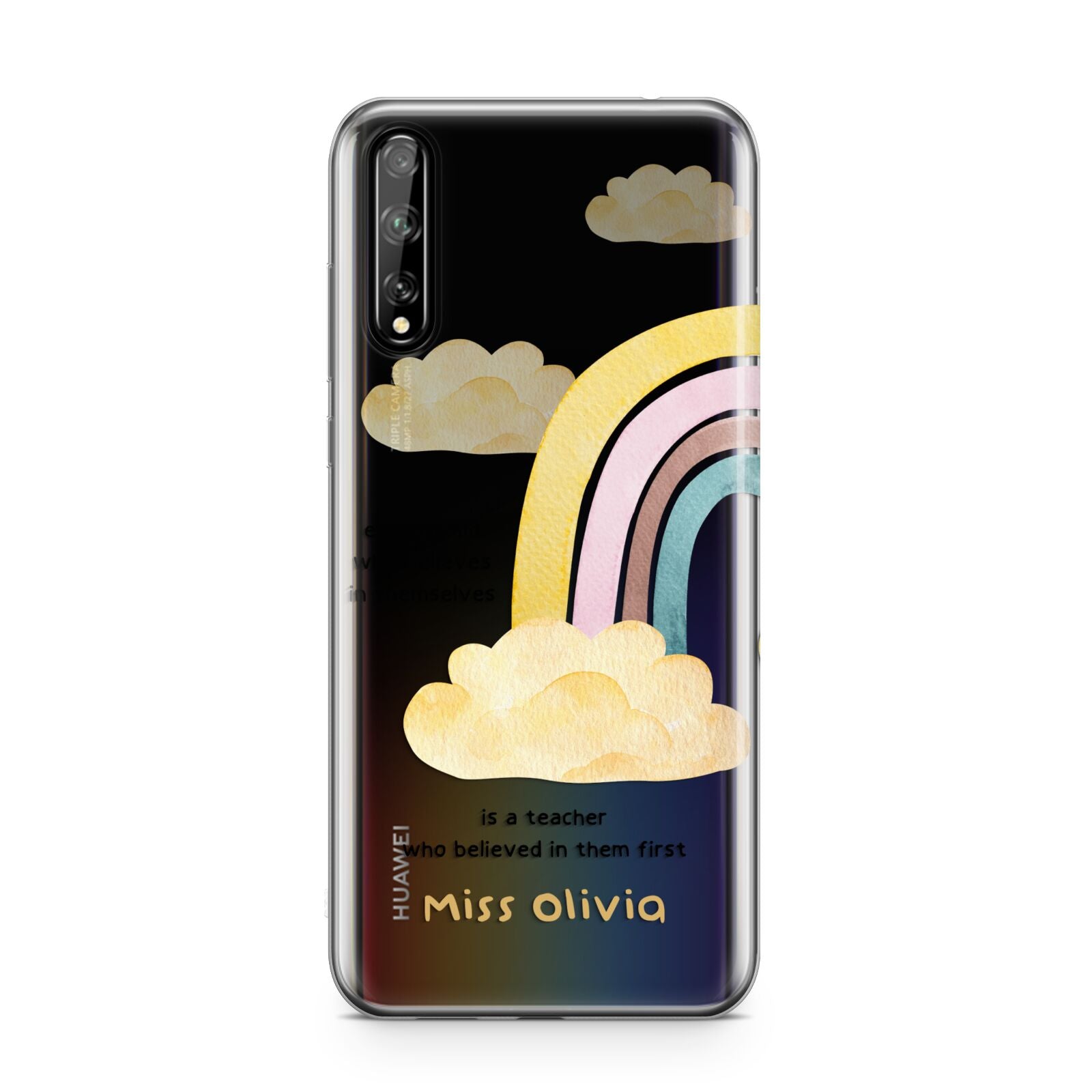 Thank You Teacher Personalised Huawei Enjoy 10s Phone Case