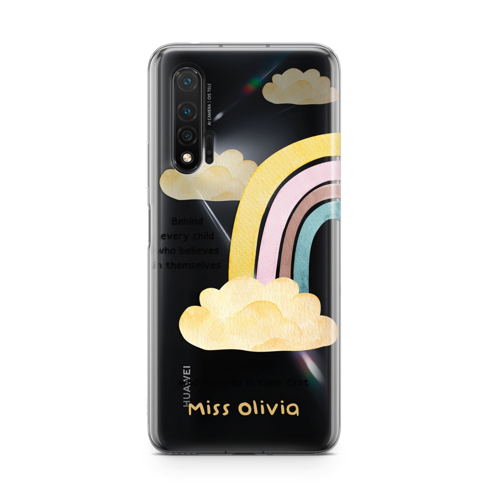 Thank You Teacher Personalised Huawei Nova 6 Phone Case