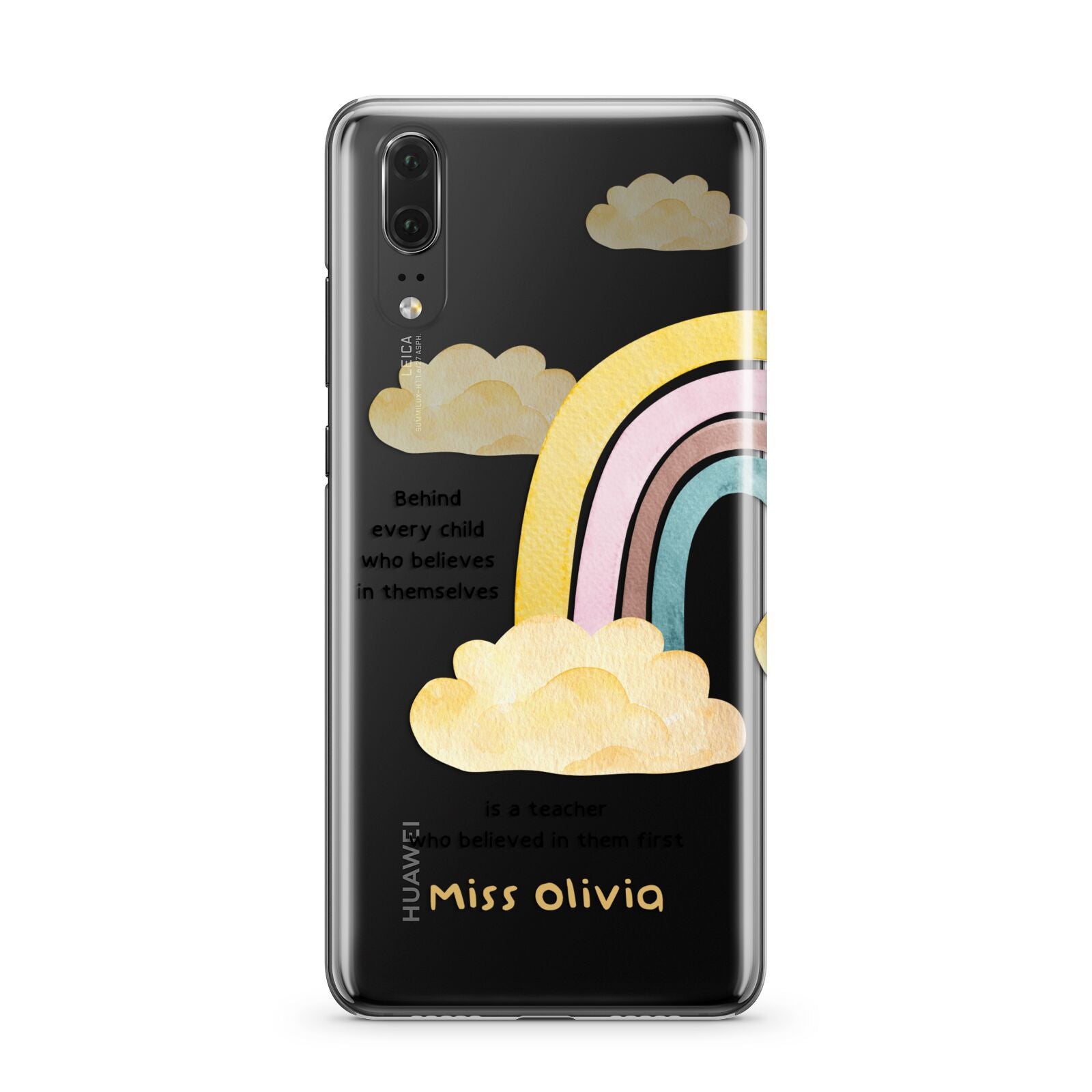 Thank You Teacher Personalised Huawei P20 Phone Case