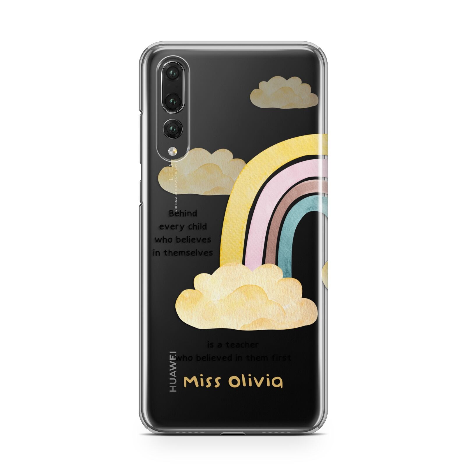 Thank You Teacher Personalised Huawei P20 Pro Phone Case