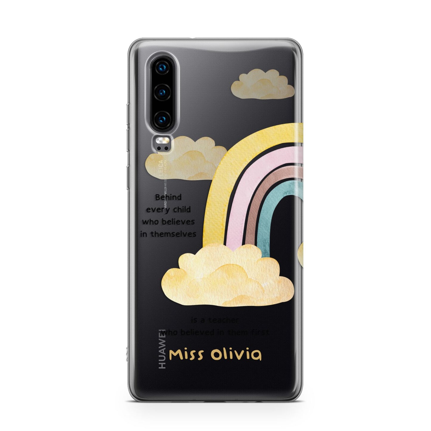 Thank You Teacher Personalised Huawei P30 Phone Case