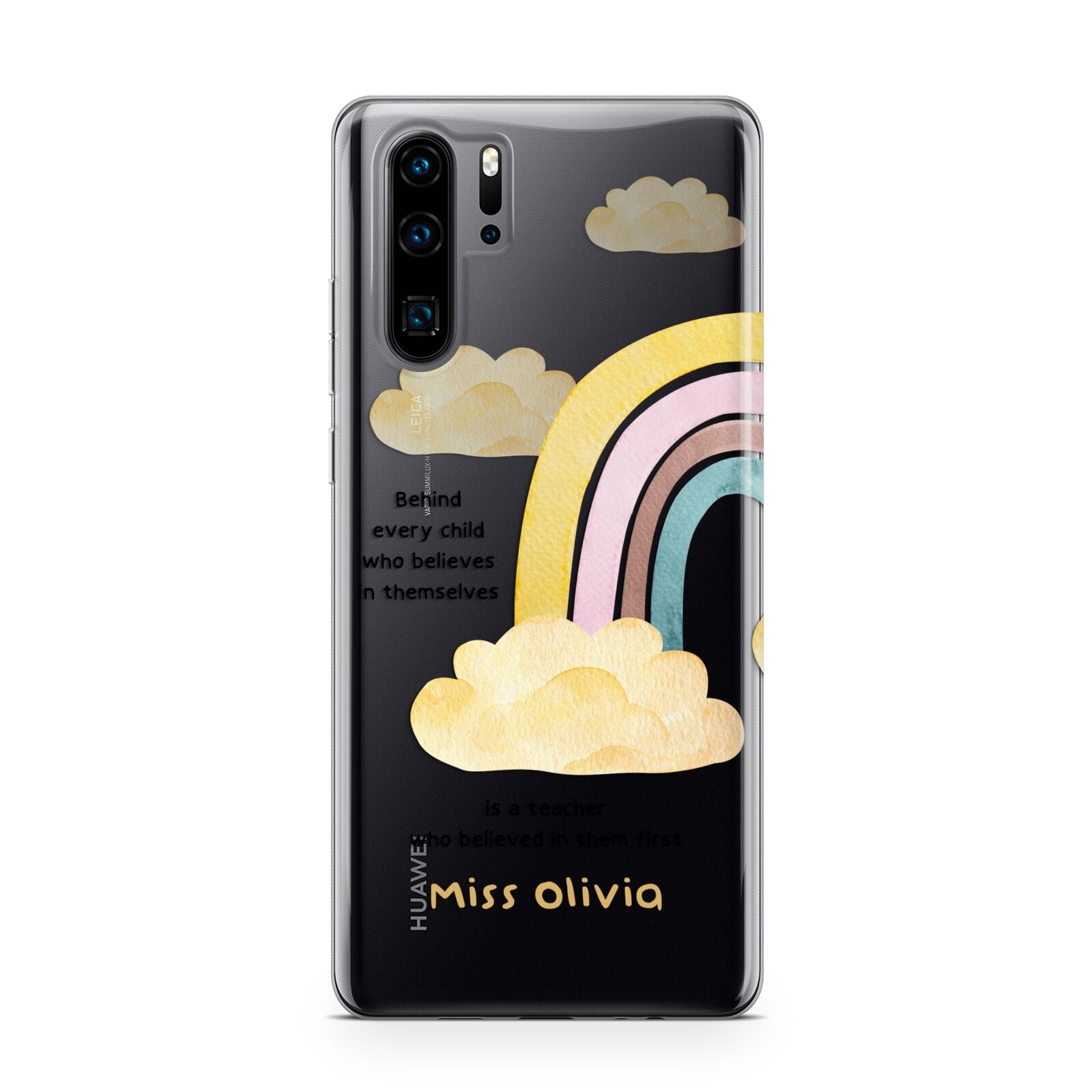 Thank You Teacher Personalised Huawei P30 Pro Phone Case