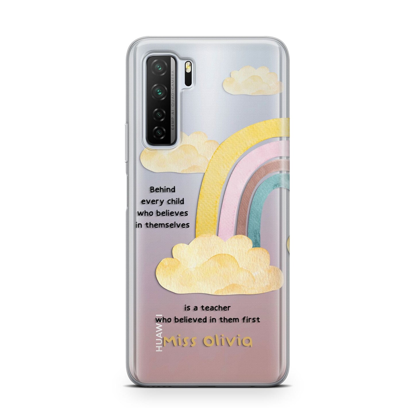 Thank You Teacher Personalised Huawei P40 Lite 5G Phone Case