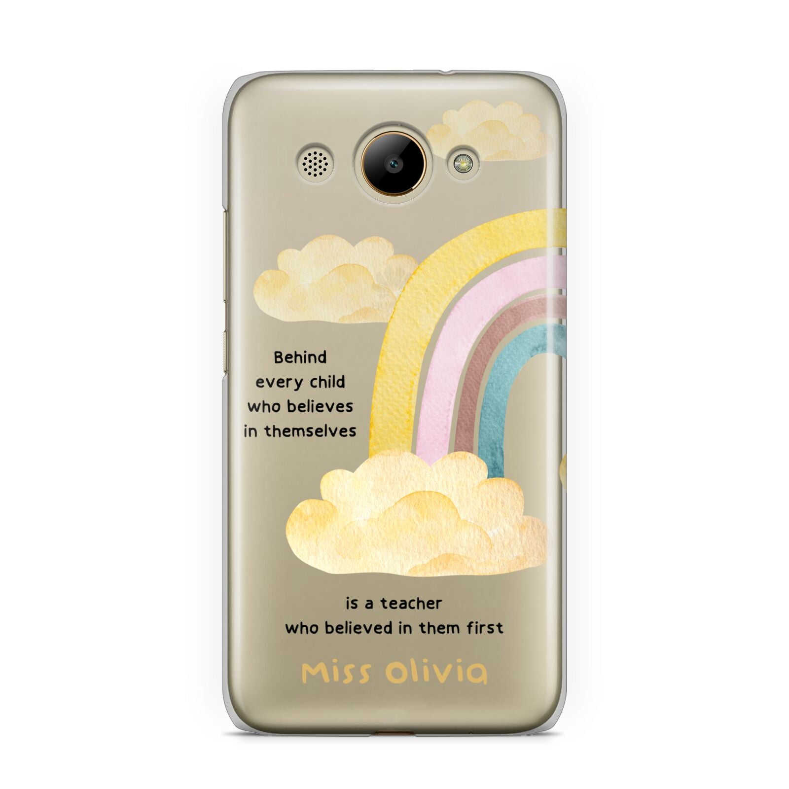 Thank You Teacher Personalised Huawei Y3 2017