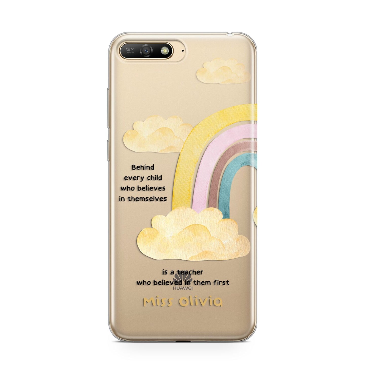Thank You Teacher Personalised Huawei Y6 2018