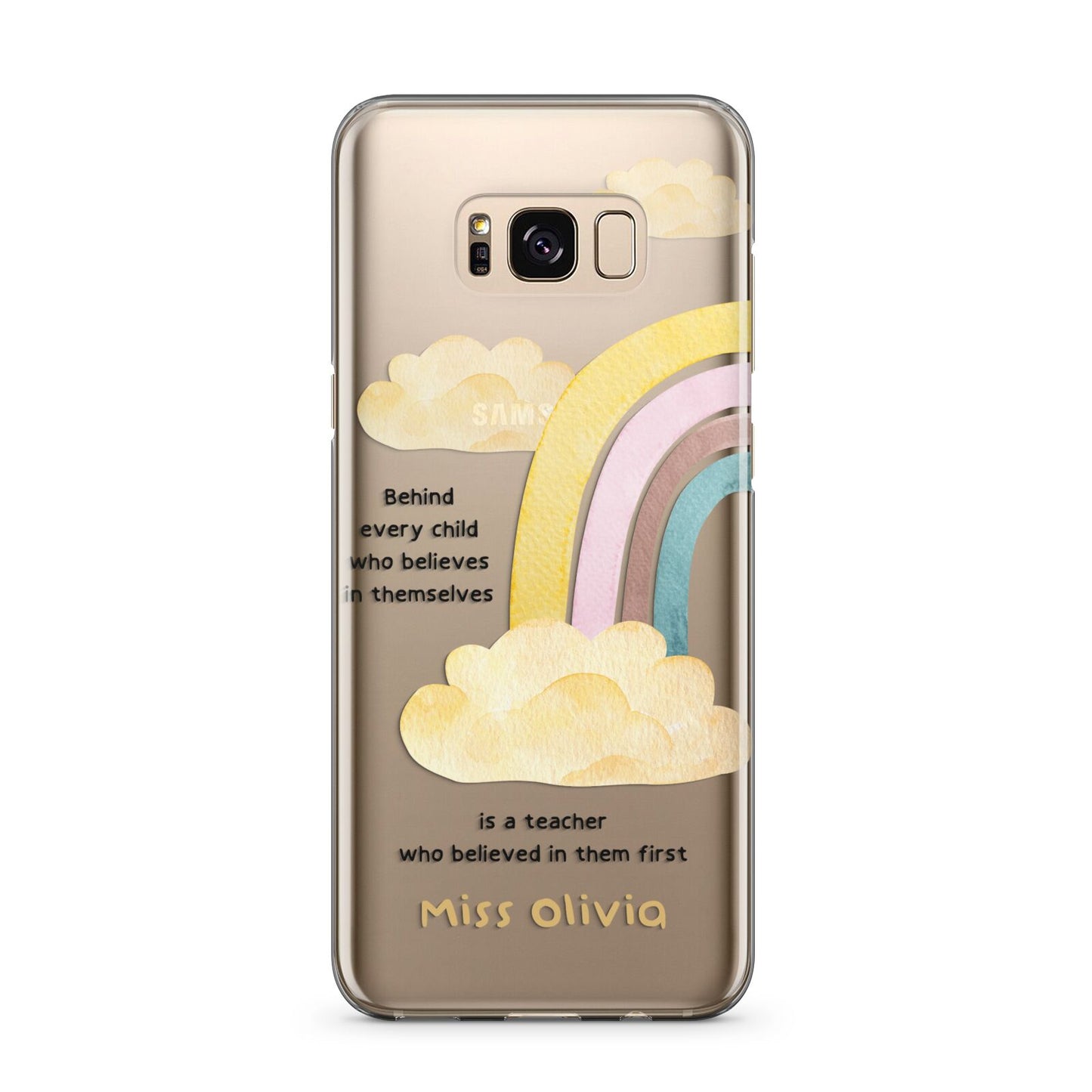 Thank You Teacher Personalised Samsung Galaxy S8 Plus Case