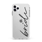 The Bride Apple iPhone 11 Pro Max in Silver with White Impact Case