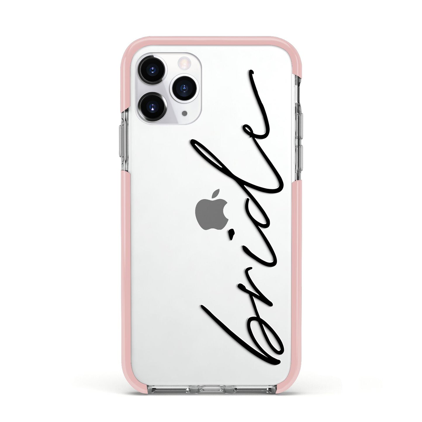 The Bride Apple iPhone 11 Pro in Silver with Pink Impact Case