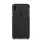 The Bride Apple iPhone Xs Max Impact Case Black Edge on Black Phone