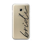 The Bride Samsung Galaxy A3 2017 Case on gold phone