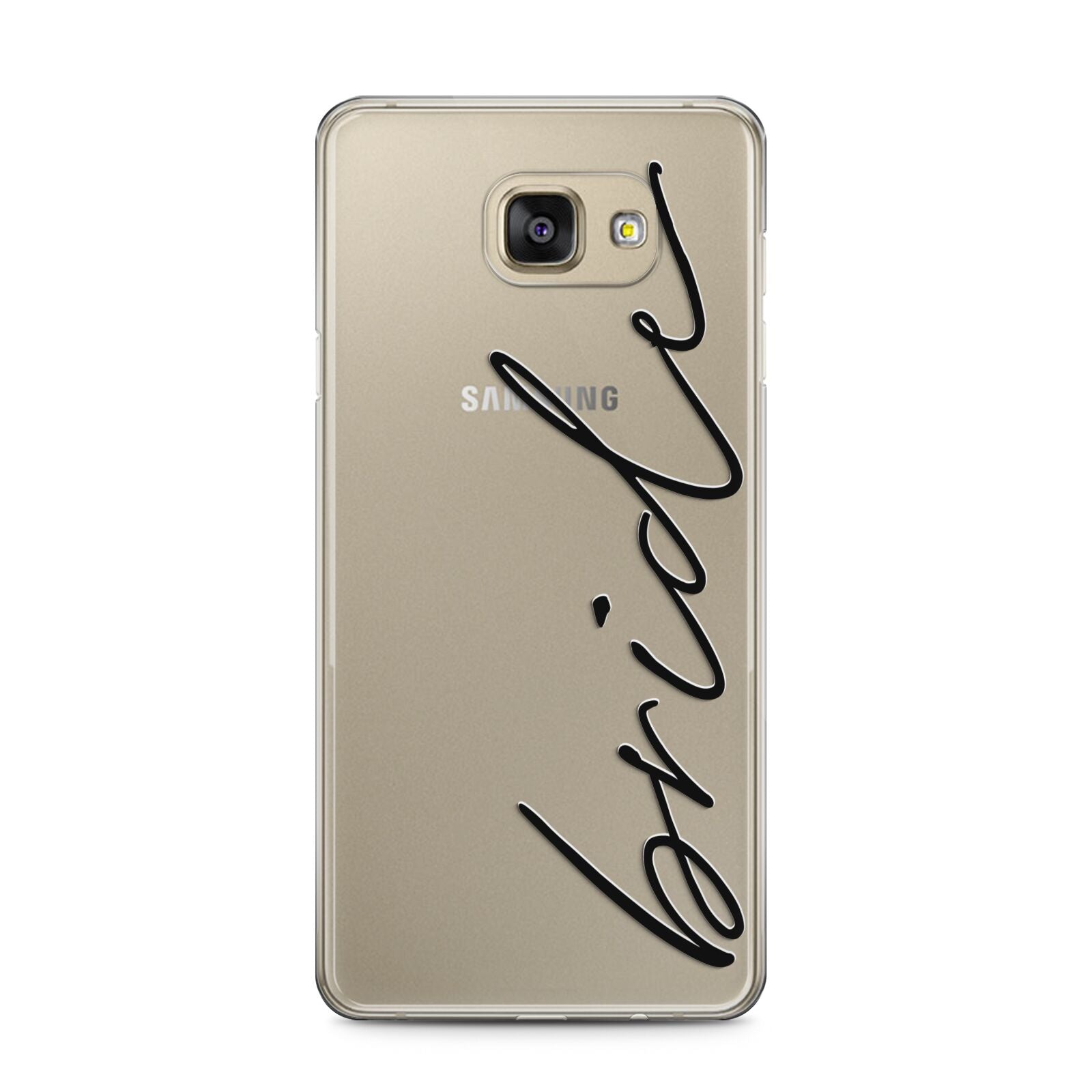 The Bride Samsung Galaxy A5 2016 Case on gold phone