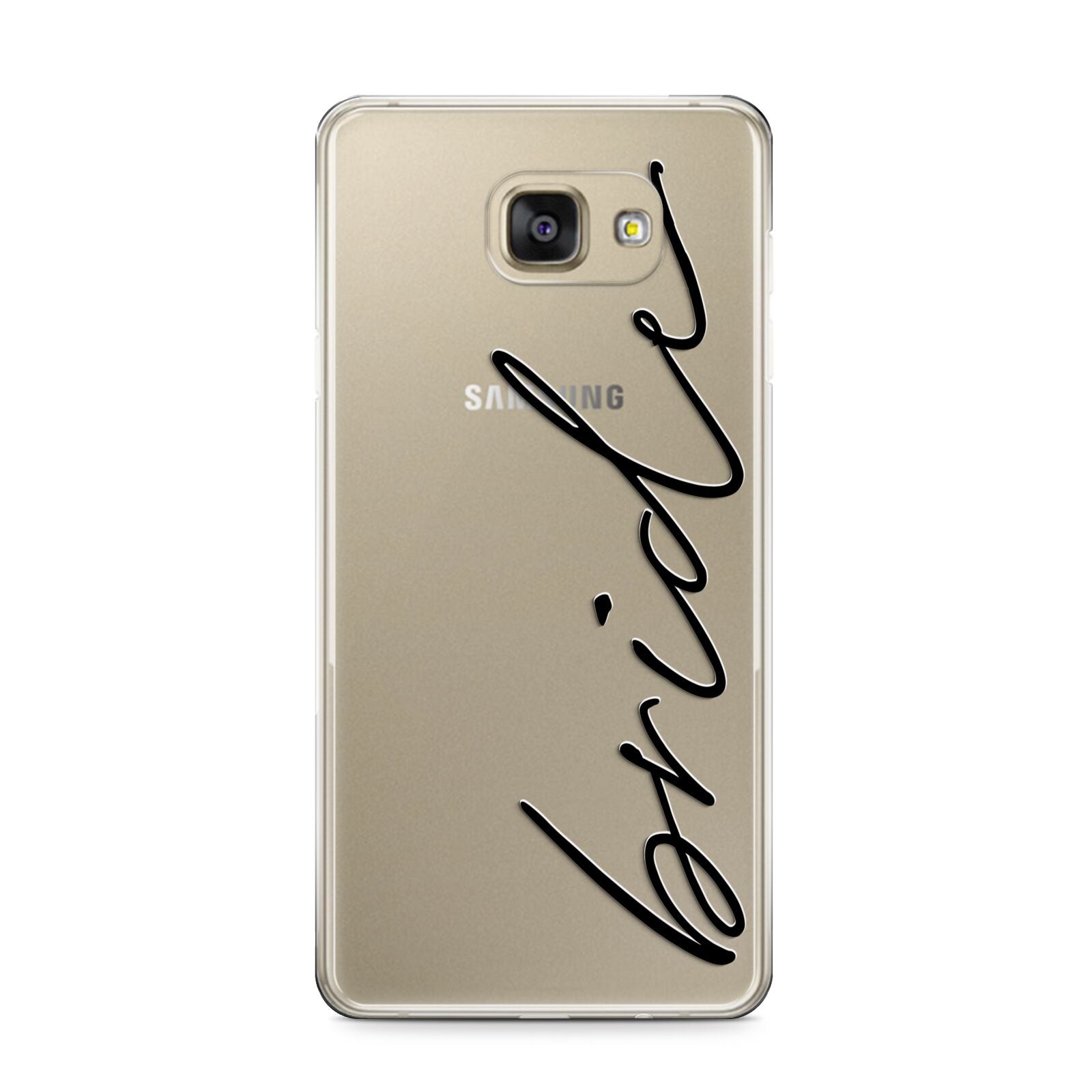 The Bride Samsung Galaxy A9 2016 Case on gold phone