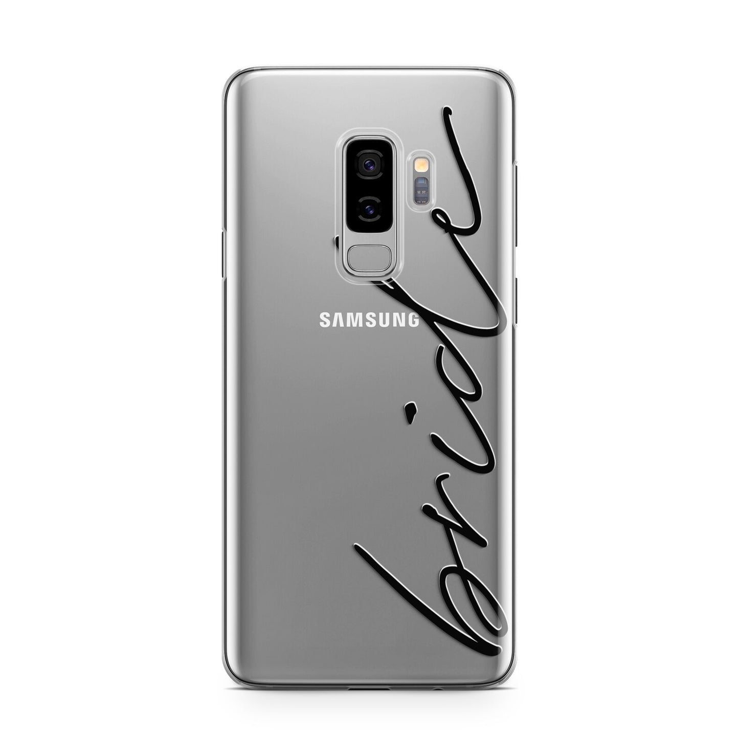 The Bride Samsung Galaxy S9 Plus Case on Silver phone