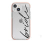 The Bride iPhone 13 Mini TPU Impact Case with Pink Edges