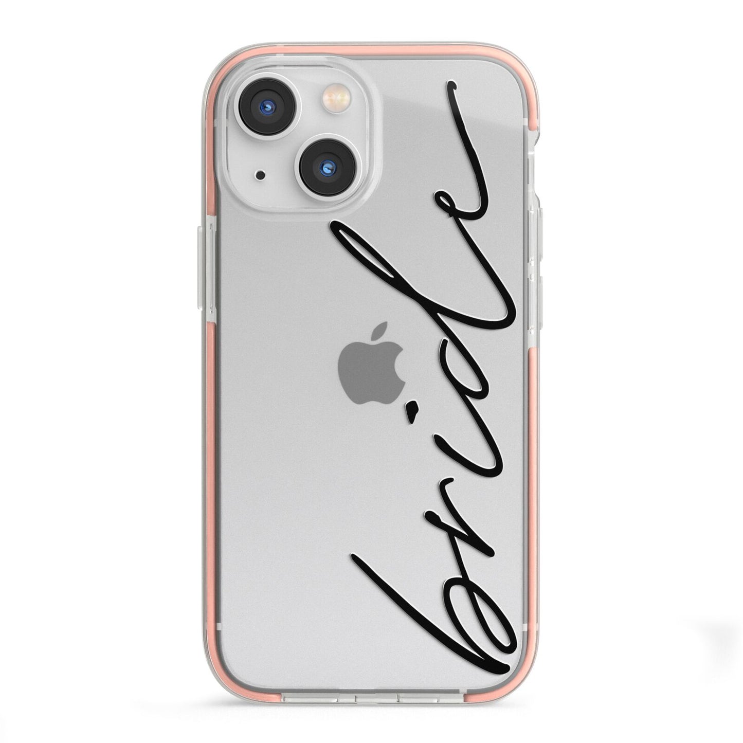 The Bride iPhone 13 Mini TPU Impact Case with Pink Edges