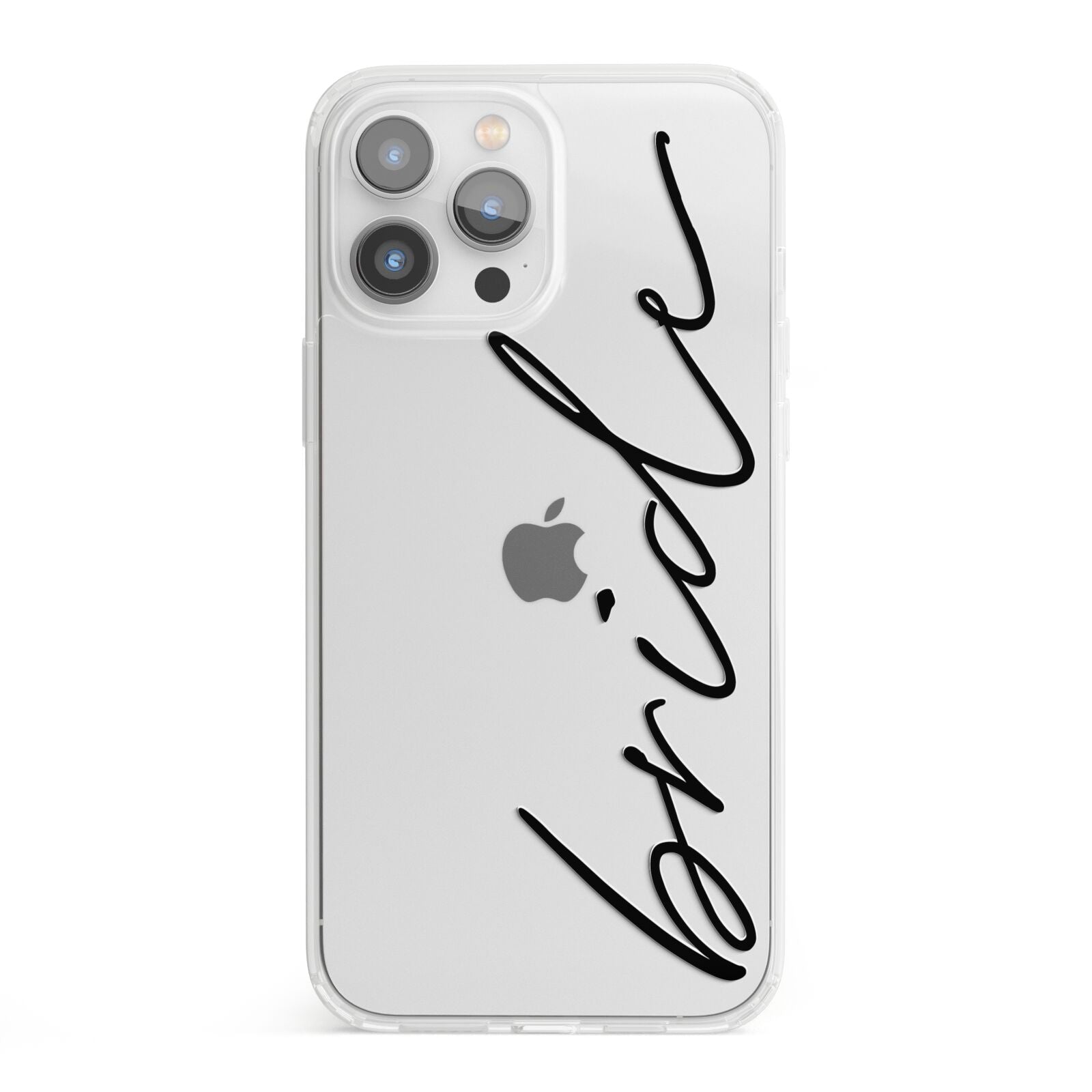 The Bride iPhone 13 Pro Max Clear Bumper Case
