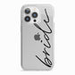 The Bride iPhone 13 Pro TPU Impact Case with White Edges