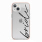 The Bride iPhone 13 TPU Impact Case with Pink Edges