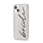 The Bride iPhone 14 Glitter Tough Case Starlight Angled Image