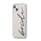 The Bride iPhone 14 Plus Clear Tough Case Starlight Angled Image