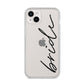 The Bride iPhone 14 Plus Clear Tough Case Starlight