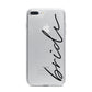 The Bride iPhone 7 Plus Bumper Case on Silver iPhone