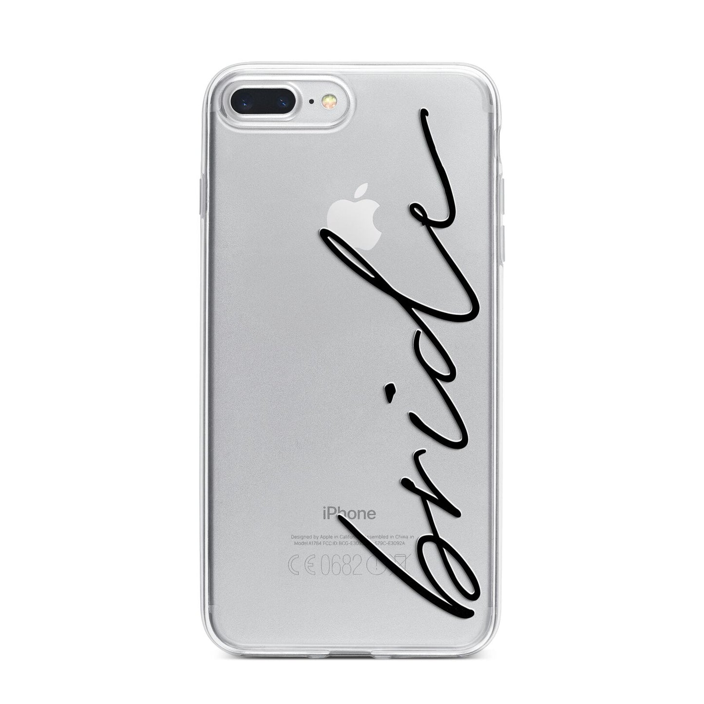 The Bride iPhone 7 Plus Bumper Case on Silver iPhone