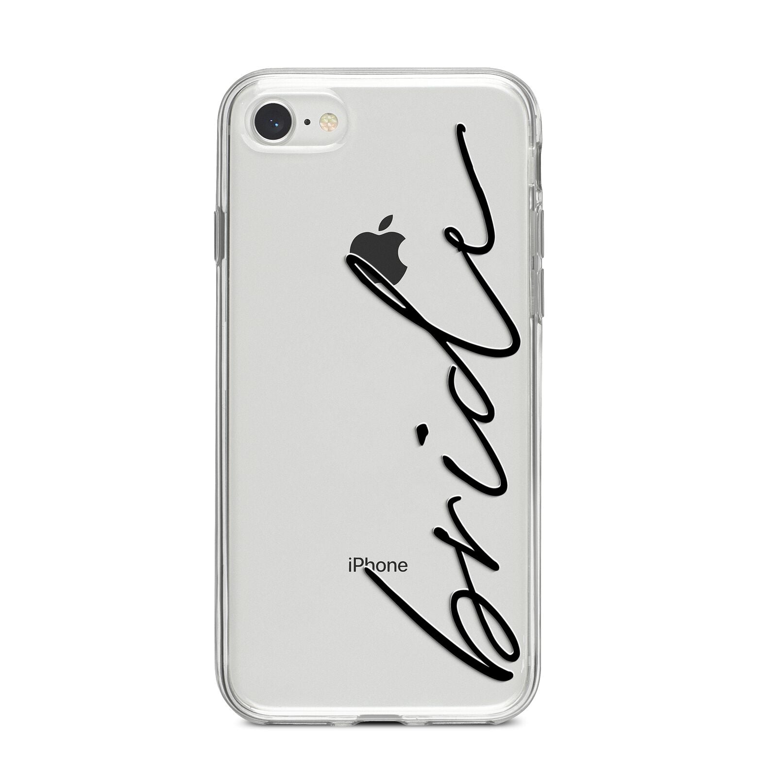 The Bride iPhone 8 Bumper Case on Silver iPhone