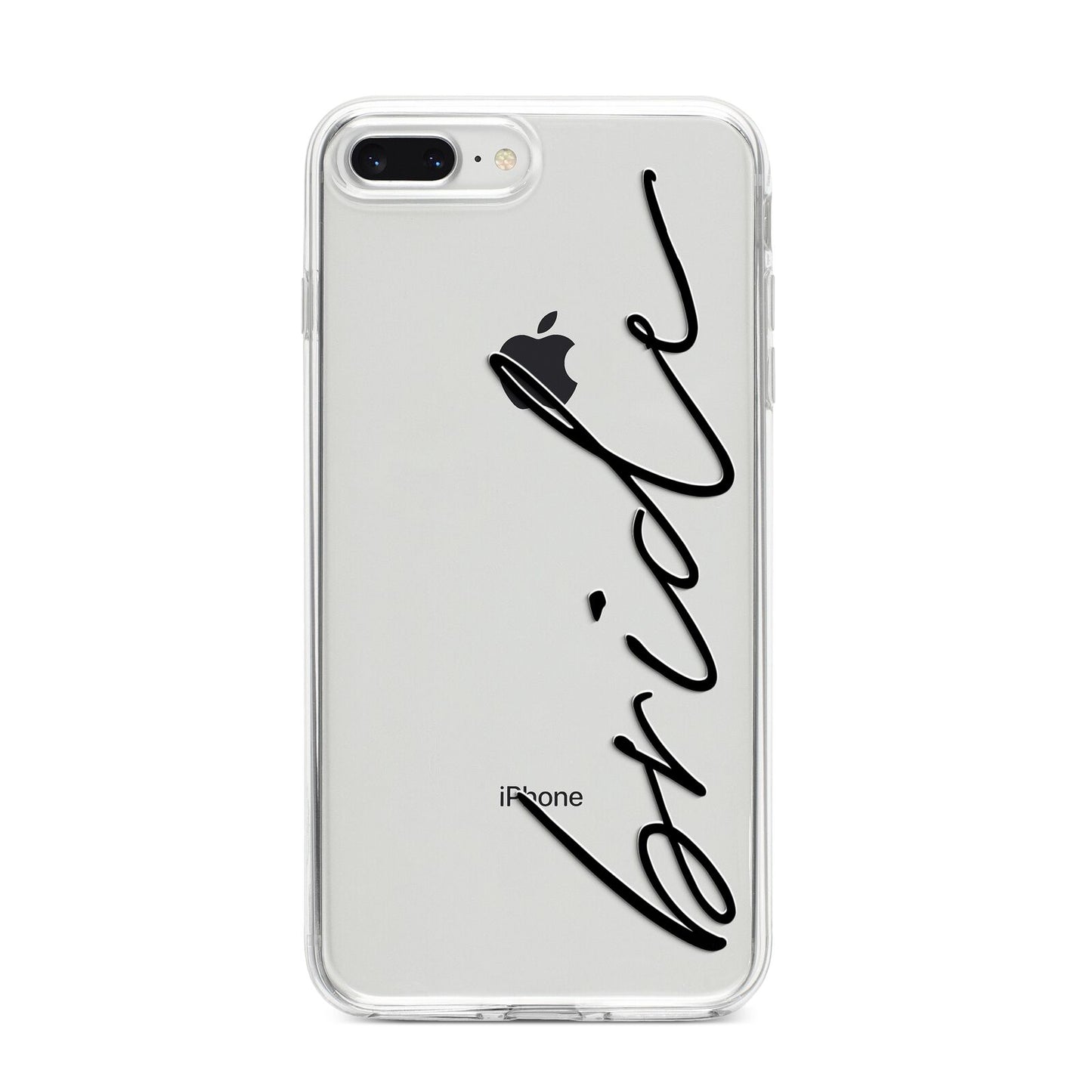 The Bride iPhone 8 Plus Bumper Case on Silver iPhone