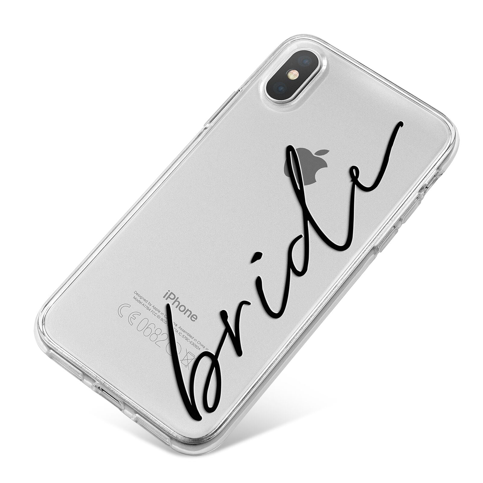 The Bride iPhone X Bumper Case on Silver iPhone