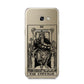 The Emperor Monochrome Tarot Card Samsung Galaxy A5 2017 Case on gold phone