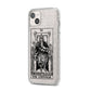 The Emperor Monochrome Tarot Card iPhone 14 Plus Glitter Tough Case Starlight Angled Image