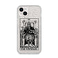 The Emperor Monochrome Tarot Card iPhone 14 Plus Glitter Tough Case Starlight