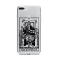 The Emperor Monochrome Tarot Card iPhone 7 Plus Bumper Case on Silver iPhone