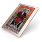 The Emperor Tarot Card Apple iPad Case on Rose Gold iPad Side View