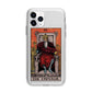 The Emperor Tarot Card Apple iPhone 11 Pro in Silver with Bumper Case