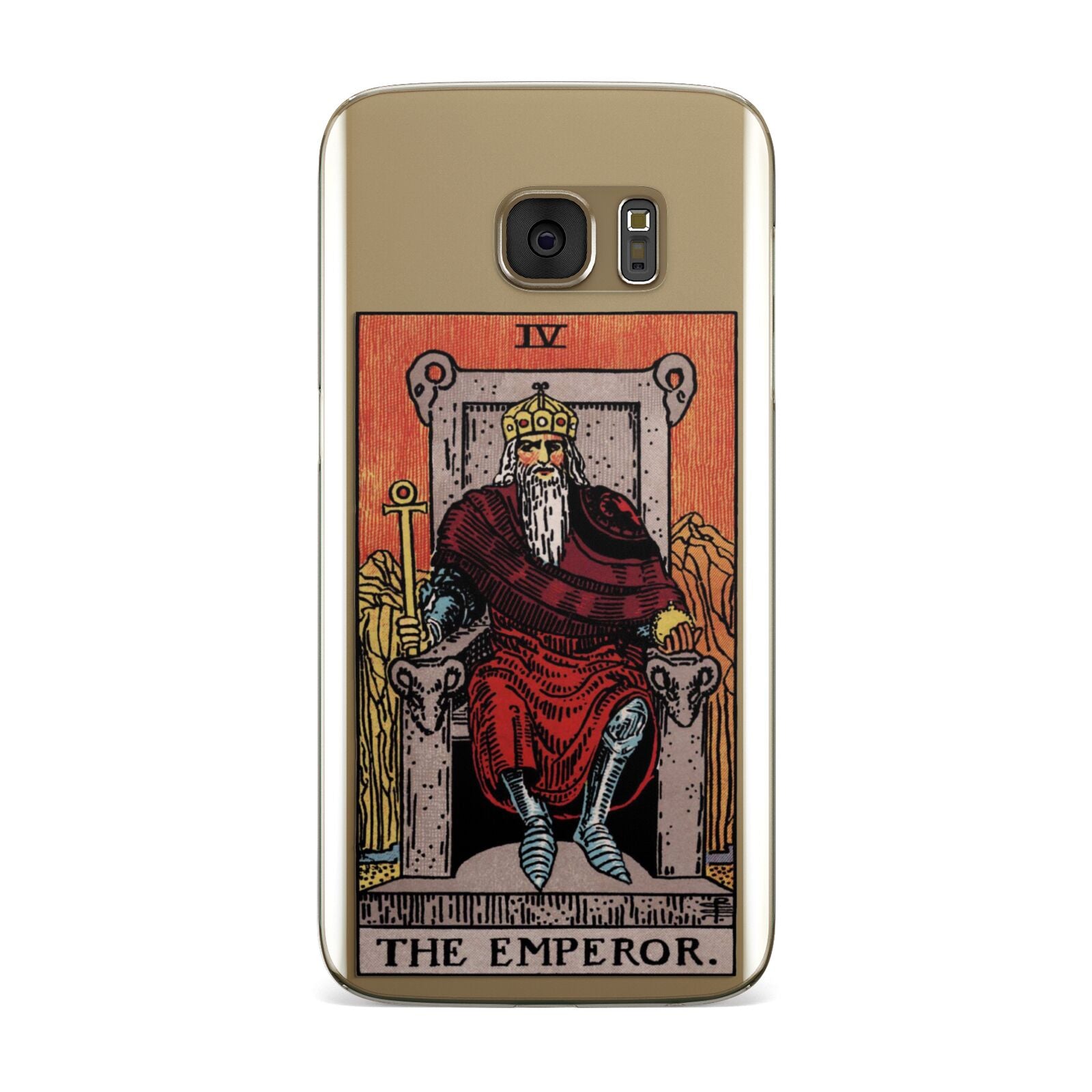 The Emperor Tarot Card Samsung Galaxy Case