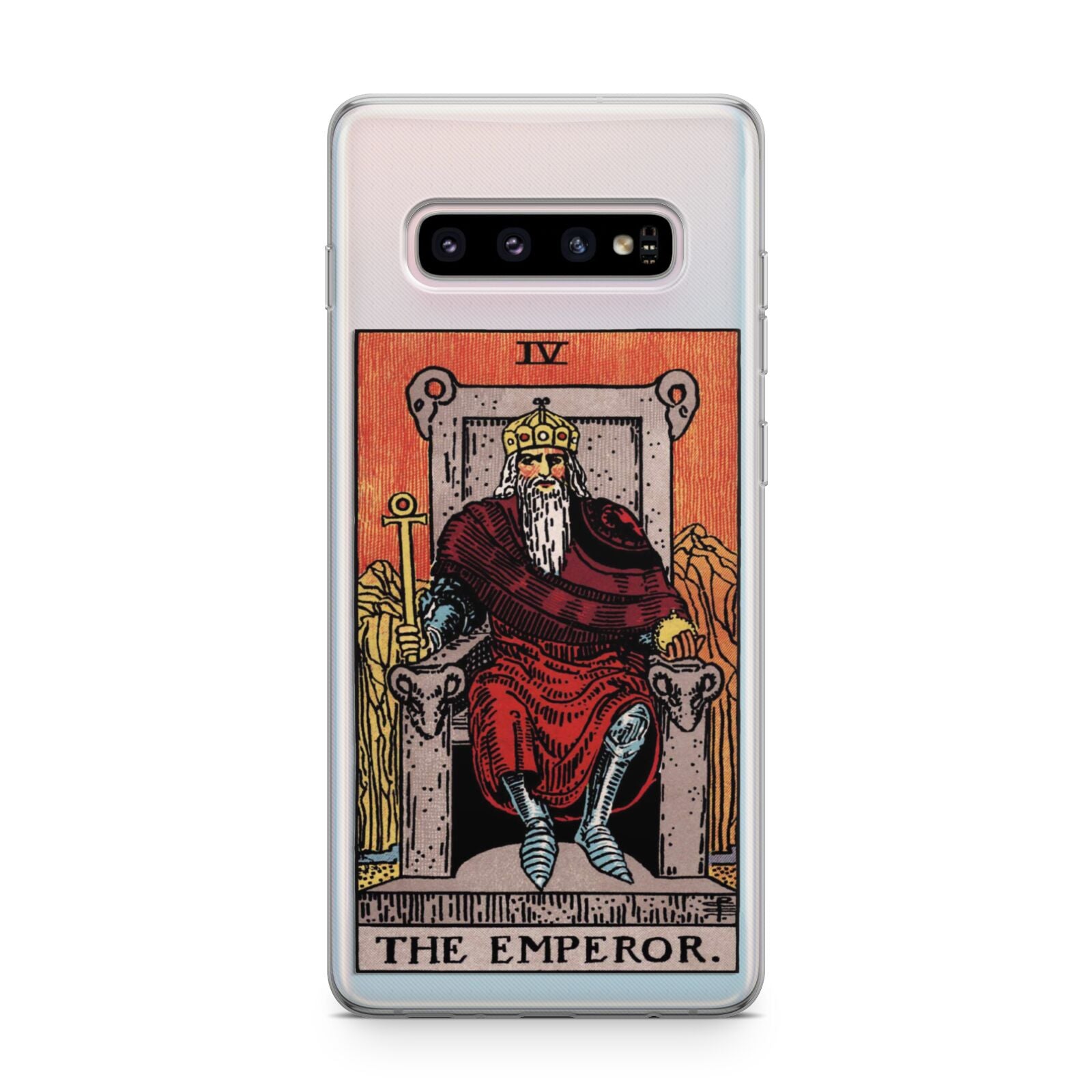 The Emperor Tarot Card Samsung Galaxy S10 Plus Case