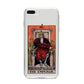 The Emperor Tarot Card iPhone 8 Plus Bumper Case on Silver iPhone