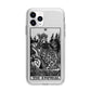 The Empress Monochrome Tarot Card Apple iPhone 11 Pro in Silver with Bumper Case