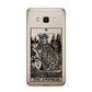 The Empress Monochrome Tarot Card Samsung Galaxy J7 2016 Case on gold phone