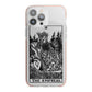The Empress Monochrome Tarot Card iPhone 13 Pro Max TPU Impact Case with Pink Edges