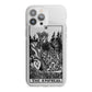 The Empress Monochrome Tarot Card iPhone 13 Pro Max TPU Impact Case with White Edges