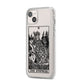 The Empress Monochrome Tarot Card iPhone 14 Plus Clear Tough Case Starlight Angled Image